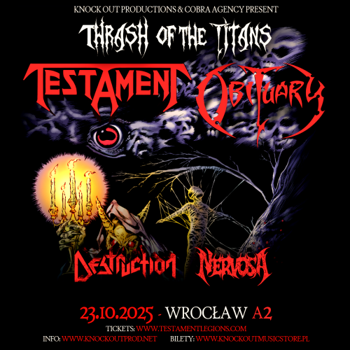 TESTAMENT + OBITUARY