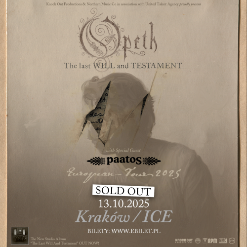 Concert of OPETH in Kraków