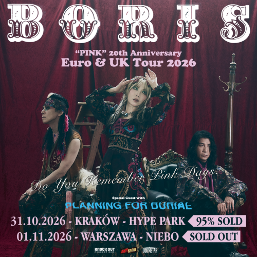 Concert of BORIS in Warszawa