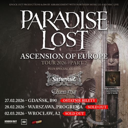 Concert of PARADISE LOST in Gdańsk