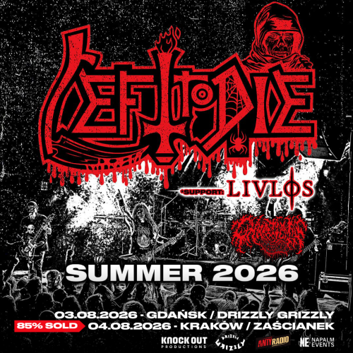 Concert of LEFT TO DIE in Gdańsk