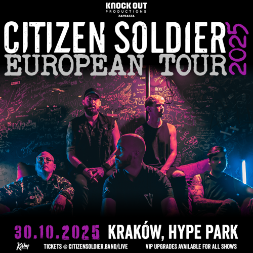 Concert of CITIZEN SOLDIER in Kraków